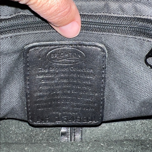 VINTAGE 90’s BRIGHTON LEATHER BRAIDED STRAP CROSSBODY BAG - Picture 10 of 16